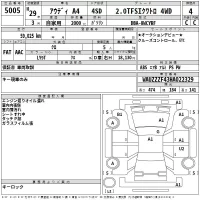 Audi A4 лот № 5005 оценка 4  с аукциона в Японии 2