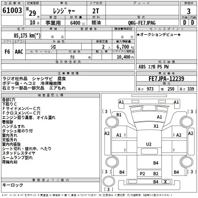 Hino RANGER  с аукциона в Японии