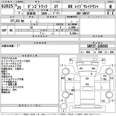 Mazda BONGO  с аукциона в Японии