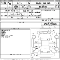Daihatsu Cast лот № 3132 оценка 3.5  с аукциона в Японии 2