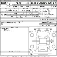 Mazda CX-60 лот № 30039 оценка 4.5  с аукциона в Японии 2
