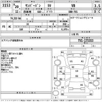 Subaru SAMBAR лот № 3153 оценка 3.5  с аукциона в Японии 2