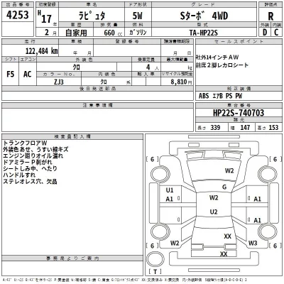 Mazda LAPUTA  с аукциона в Японии