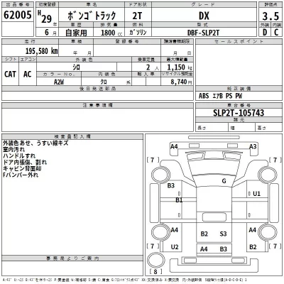 Mazda BONGO  с аукциона в Японии