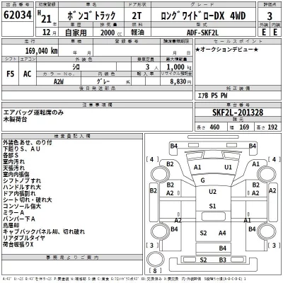 Mazda BONGO  с аукциона в Японии
