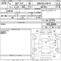 Nissan ELGRAND лот № 2170 оценка 3.5  с аукциона в Японии 2