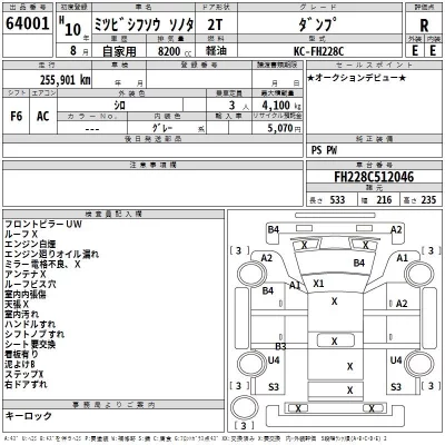 Mitsubishi FUSO TRUCK  с аукциона в Японии