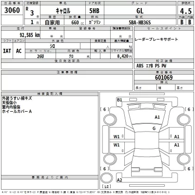 Mazda CAROL  с аукциона в Японии