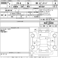 Mazda CX-8 лот № 30008 оценка 4  с аукциона в Японии 2