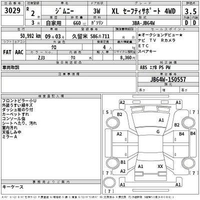 Suzuki JIMNY  с аукциона в Японии