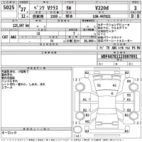 Mercedes-Benz V CLASS лот № 5025 оценка 3  с аукциона в Японии 2