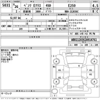 Mercedes-Benz E CLASS лот № 5031 оценка 4.5  с аукциона в Японии 2