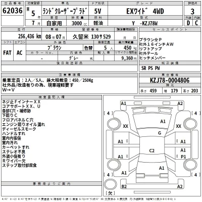 Toyota LAND CRUISER PRADO  с аукциона в Японии