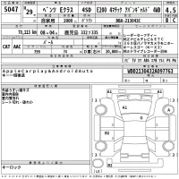 Mercedes-Benz E CLASS лот № 5047 оценка 4.5  с аукциона в Японии 2