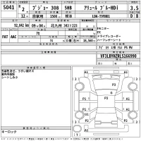 Peugeot 308 лот № 5041 оценка 3.5  с аукциона в Японии 2