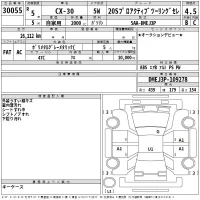 Mazda CX-30 лот № 30055 оценка 4.5  с аукциона в Японии 2