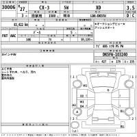 Mazda CX-3 лот № 30006 оценка 3.5  с аукциона в Японии 2