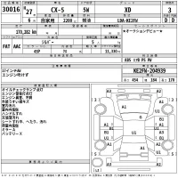 Mazda CX-5 лот № 30016 оценка 3  с аукциона в Японии 2