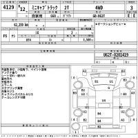 Mitsubishi MINICAB TRUCK лот № 4129 оценка 3  с аукциона в Японии 2