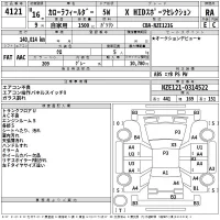 Toyota COROLLA FIELDER лот № 4121 оценка RA  с аукциона в Японии 2