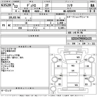 Hino DUTRO лот № 63520 оценка RA  с аукциона в Японии 2