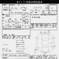 Toyota IPSUM лот № 3067 оценка R  с аукциона в Японии 9