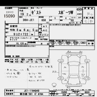 Honda ZEST лот № 15090 оценка R  с аукциона в Японии 6