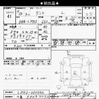 Daihatsu TANTO лот № 41 оценка 3.5  с аукциона в Японии 9