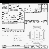 Daihatsu TANTO лот № 15030 оценка 3  с аукциона в Японии 6