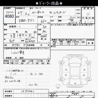 Honda N BOX лот № 4080 оценка 4  с аукциона в Японии 6