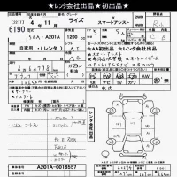 Toyota RAIZE лот № 6190 оценка R  с аукциона в Японии 9