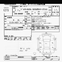 Subaru JUSTY лот № 1273 оценка 3.5  с аукциона в Японии 10