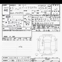Suzuki SPACIA лот № 442 оценка 4.5  с аукциона в Японии 10
