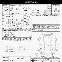 Honda VAMOS лот № 540 оценка 3.5  с аукциона в Японии 9