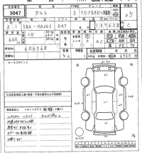 Suzuki ALTO лот № 5047 оценка 3.5  с аукциона в Японии 7