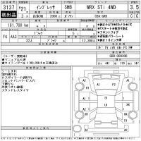 Subaru IMPREZA лот № 3137 оценка 3.5  с аукциона в Японии 11