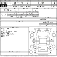 Toyota COROLLA RUNX лот № 3206 оценка 3  с аукциона в Японии 11