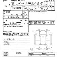 Toyota PASSO лот № 12 оценка 3.5  с аукциона в Японии 6