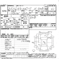 Mitsubishi EK SPORTS лот № 570 оценка 3.5  с аукциона в Японии 3