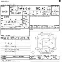 Suzuki CARRY TRUCK лот № 3009 оценка 3.5  с аукциона в Японии 3