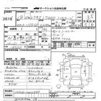 Lexus LS лот № 2618 оценка 3.5  с аукциона в Японии 3