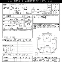 Daihatsu TANTO лот № 8059 оценка 3  с аукциона в Японии 11