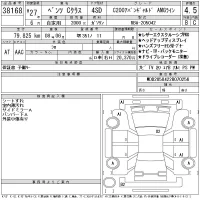Mercedes-Benz C CLASS лот № 38168 оценка 4.5  с аукциона в Японии 11