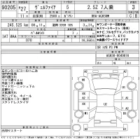 Toyota VELLFIRE лот № 90205 оценка 3  с аукциона в Японии 11