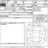 Toyota RAV4 лот № 36008 оценка 5  с аукциона в Японии 11