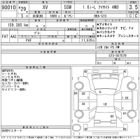 Subaru XV лот № 90010 оценка 3.5  с аукциона в Японии 11