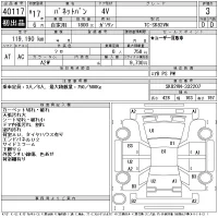 Nissan VANETTE VAN лот № 40117 оценка 3  с аукциона в Японии 11