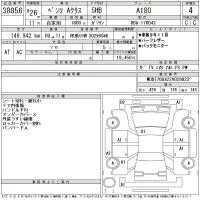 Mercedes-Benz A CLASS лот № 38056 оценка 4  с аукциона в Японии 11