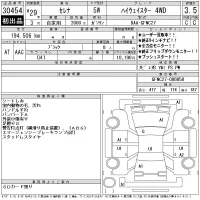 Nissan SERENA лот № 30454 оценка 3.5  с аукциона в Японии 11