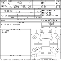 Honda FIT лот № 33281 оценка 4.5  с аукциона в Японии 11